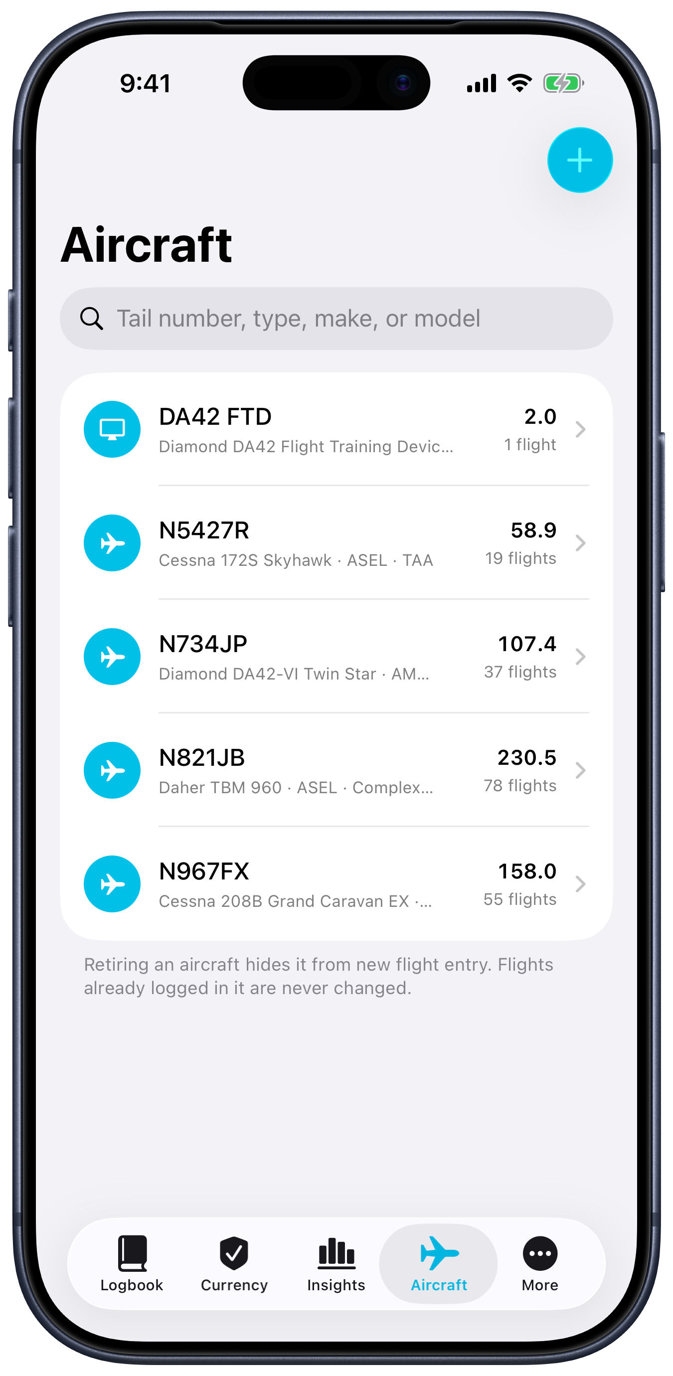 CAVOK insights screen